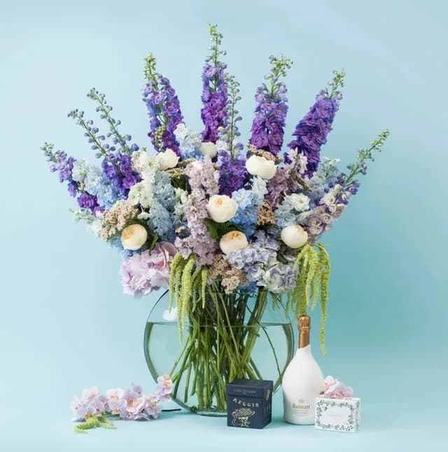 A Moyses Stevens birthday bouquet of mixed seasonal blooms